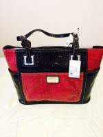 Cartera Nine West Negro/Rojo - Marca Original